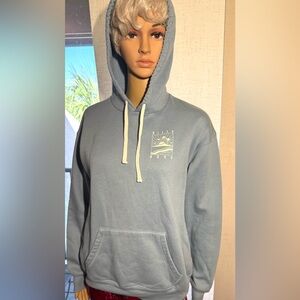 Billabong light blue/gray hoodie. Sz. M unisex